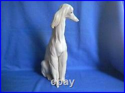 Vintage Lladro Spain Afghan Hound Dog Figurine 1069 Retired