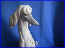 Vintage Lladro Spain Afghan Hound Dog Figurine 1069 Retired