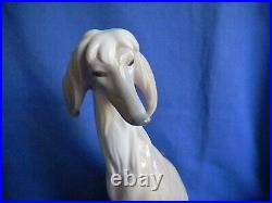 Vintage Lladro Spain Afghan Hound Dog Figurine 1069 Retired