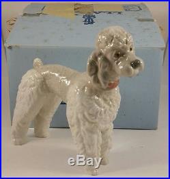 Vintage Lladro Woolly Dog Poodle #1259 withBox