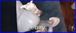 Vintage Lladro dog and cat DAISA 8-23A 5032