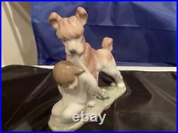 Vintage November 14 1998 Special Event Lladro Figurine Dog and Child