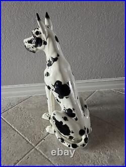 Vintage Rare Huge Hispania Daisa 1984 Lladro 31.5 Great Dane Porcelain Figurine