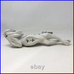 Vintage Rare Lladro Spotted Great Dane Figurine Made In Spain and Signed