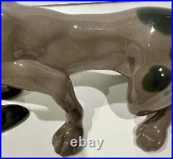 Vintage & Very Rare Lladro Dog Sniffing #5110