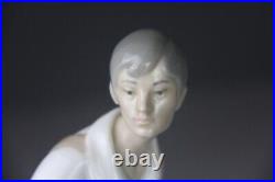 Vintage Zaphir Lladro Porcelain Figurine Hunter with a Dog Rare