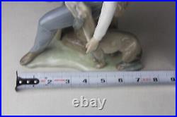 Vintage Zaphir Lladro Porcelain Figurine Hunter with a Dog Rare