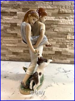Vtg Lladro Figurine Oh Happy Days #8353 Retired WithBox Precious