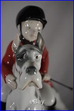Wonderful Lladro Giddy Up Doggy New In Box 8523 / 01008523