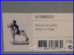 Wonderful Lladro Giddy Up Doggy New In Box 8523 / 01008523