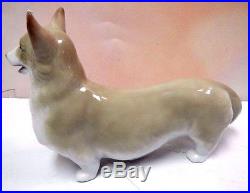 Welsh Corgi Pembroke Dog Figurine 2008 By Lladro Porcelain #8339