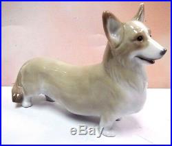 Welsh Corgi Pembroke Dog Figurine 2008 By Lladro Porcelain 8339